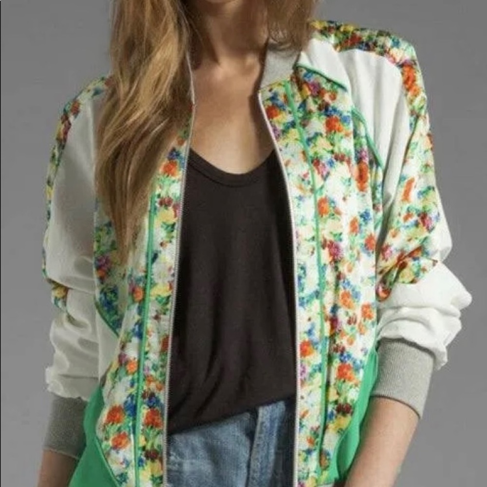 Rebecca Minkoff Silk Zip Up Jacket - Picture 15 of 15